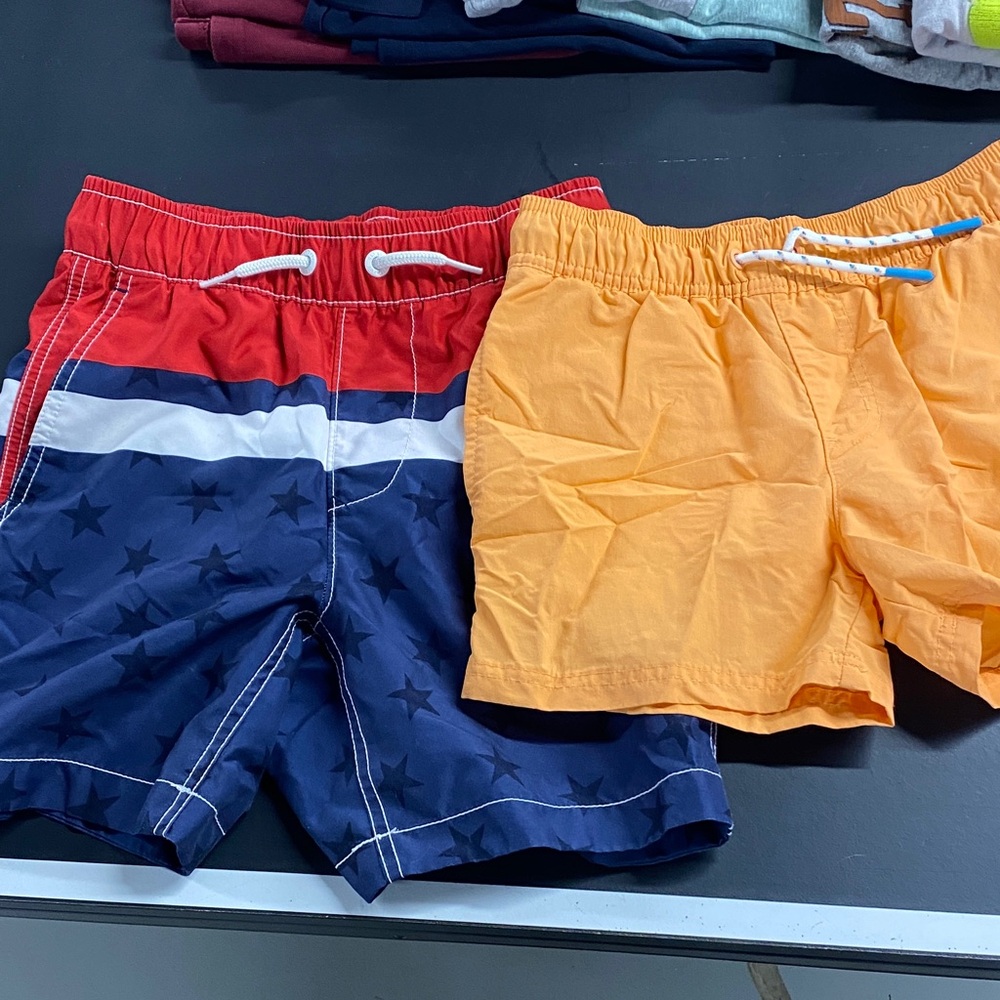 GAP Boys size M swim suit and Target soft liner size M swimsuit